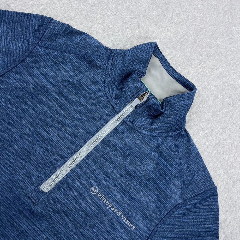 Vineyard‎ Vines Sankaty Quarter-Zip Men's XS Blue Performance Thermal Pullover